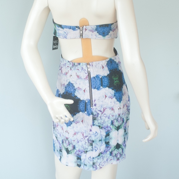 NWT NBD X Naven Twins Floral Bombshell Dress - Picture 8 of 8